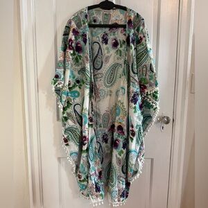 Ljc Designs Floral Paisley Kimono OS